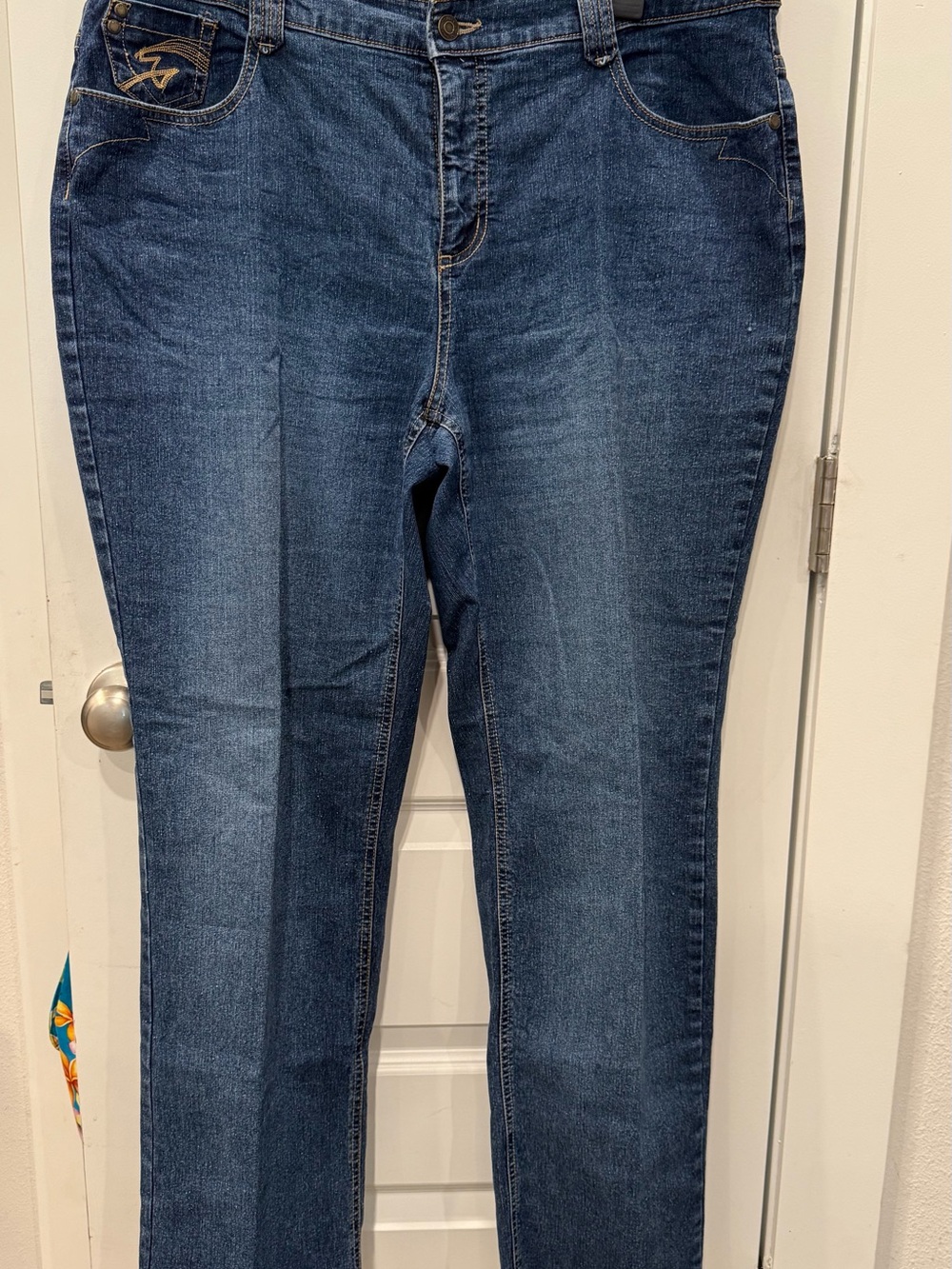 Sonoma Straight-Leg Women's Dark Blue Jeans